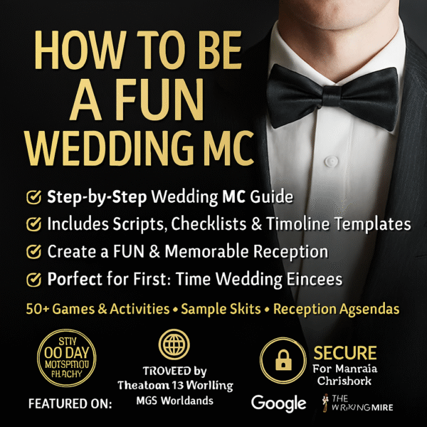 Master the Mic: Be a FUN Wedding MC with Scripts & Checklists!