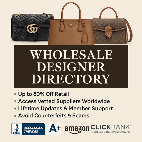 Wholesale Designer Directory: Authentic Brands, Vetted Suppliers, Big Savings!