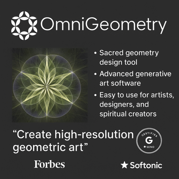 Create Sacred Geometry & Mandalas with OmniGeometry Software!