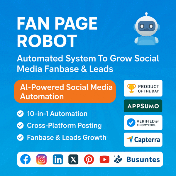AI 10-in-1 Social Media Automation to Grow Fans & Leads!