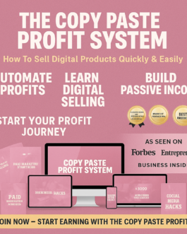 Unlock Financial Freedom with The Copy Paste Profit System!
