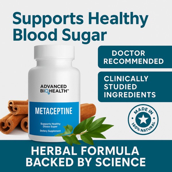 Naturally Support Healthy Blood Sugar Levels with Metaceptine’s Advanced Herbal Formula!