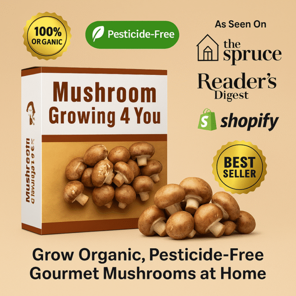 Unlock Organic, Pesticide-Free Gourmet Mushroom Growing at Home!