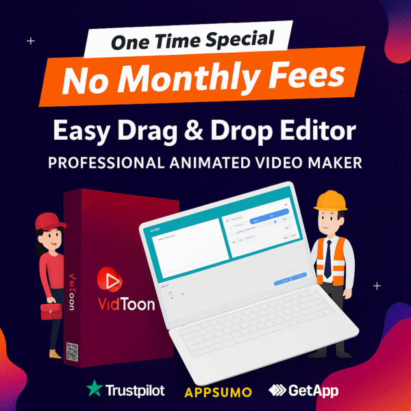 VidToon 2.1: Fast, Intuitive Drag-and-Drop Animated Video Maker!