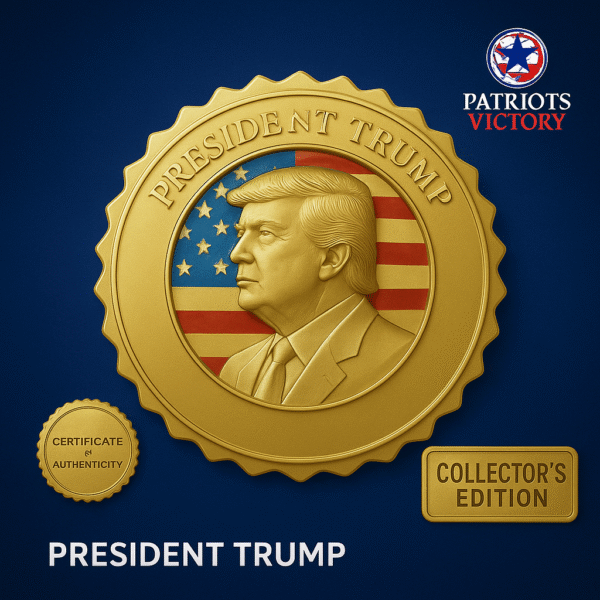 Own the Limited Edition Trump Gold Lapel Pin – A Patriot’s Pride!