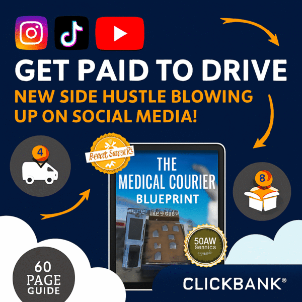 Get Paid to Drive: Hot Medical Courier Side Hustle Exploding Online!