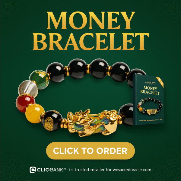 Manifest Wealth: Money Bracelet with Powerful Crystals for Abundance & Success!!!