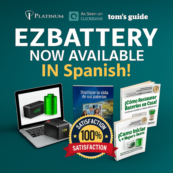 EZBattery in Spanish: restore your batteries and save money today!!!
