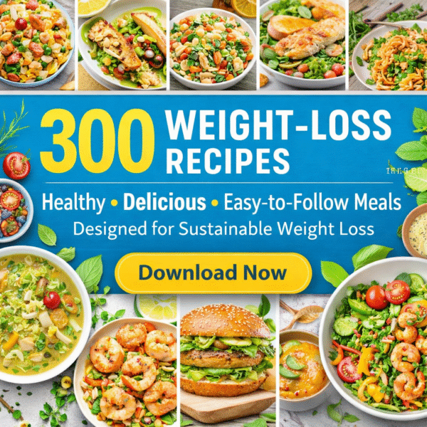 300 Weight-Loss Recipes For Simple, Satisfying Everyday Healthy Meals!!!